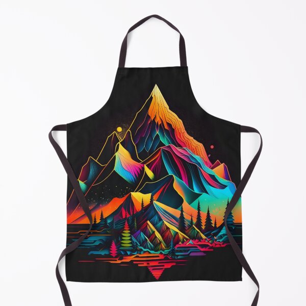 Item preview, Psychedelic Trippy Rainbow Rave Mountain designed and sold by Iosis-Art.