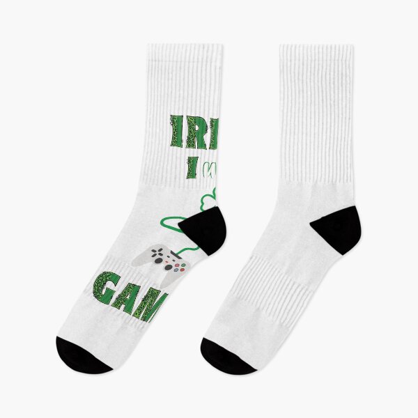 Item preview, Irish I Was Gaming Funny St Patricks Day Gamer Boys Men Gift T-Shirt designed and sold by HCNDesign.