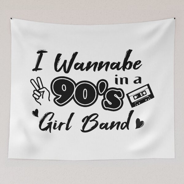 Item preview, I Wannabe in a 90s Girl Band designed and sold by TreacleMustard.