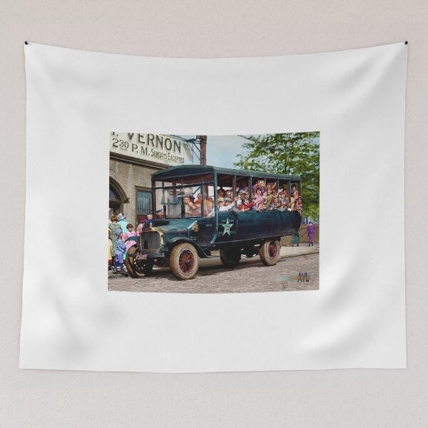 Item preview, Star Bus Line Co. with orphan kids in an excursion circa 1923 designed and sold by lexmil.