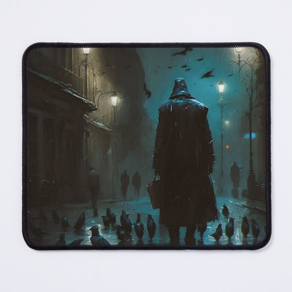 Item preview, The old exorcist in the dark designed and sold by SteampunkPlaza.