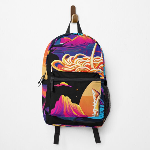 Item preview, Cat Ramen Synthwave designed and sold by pedrogag.