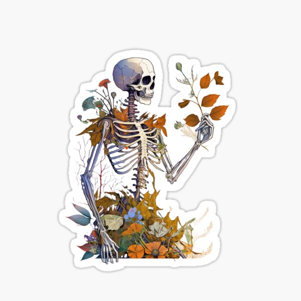 Item preview, Botanist skeleton design  designed and sold by BrewersDesigns.