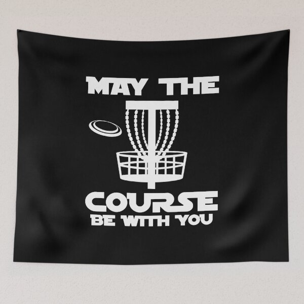 Item preview, May The Course Be With You Disc Golf designed and sold by ThreadsNouveau.