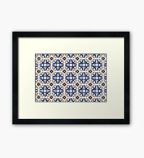 Portuguese glazed tiles Framed Print