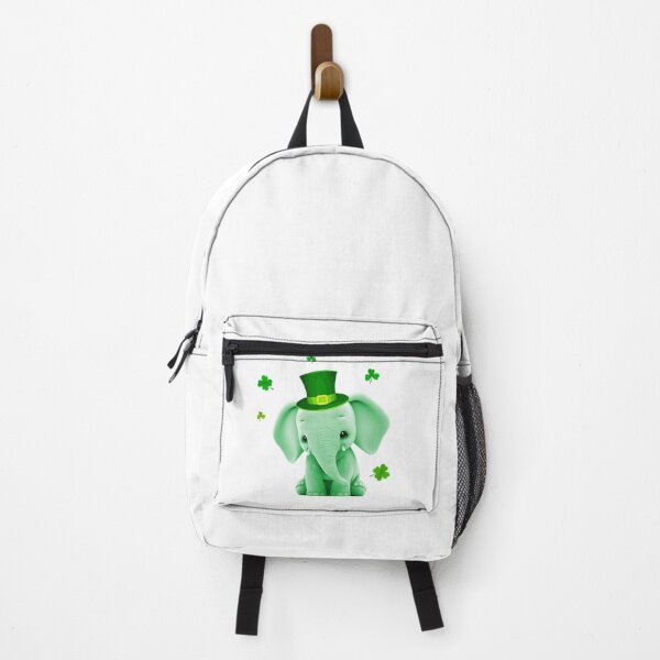 Item preview, St Patricks Day Cute Green Elephant & Shamrock Lucky Charm designed and sold by smailjr.