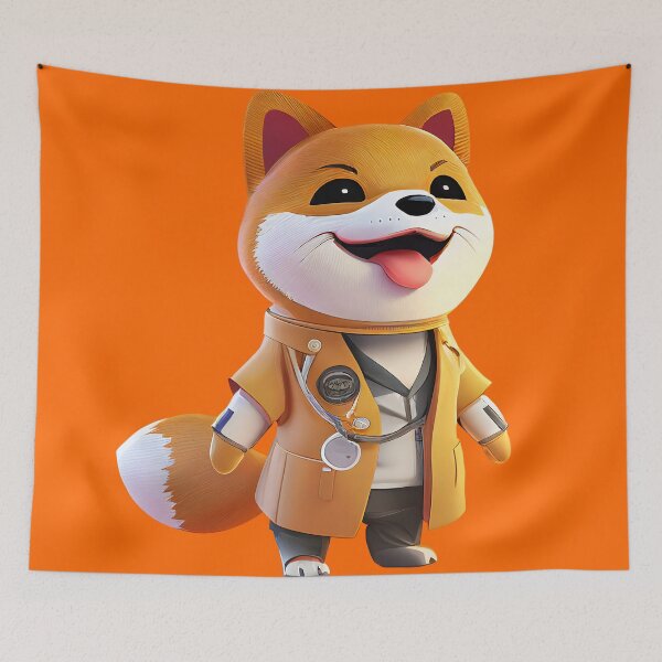 Item preview, Shiba Inu Doctor designed and sold by PlanetDino.