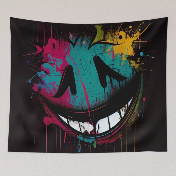 Item preview, Abstract Graffiti Smiley face 04 designed and sold by SmallSingy.