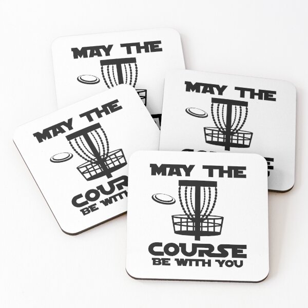 Item preview, May The Course Be With You Disc Golf designed and sold by ThreadsNouveau.