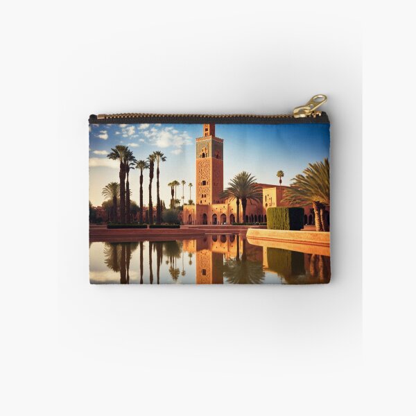 Item preview, Oasis Mosque: A Moroccan Jewel Amidst Palm Trees and Serenity designed and sold by BENMBARK.