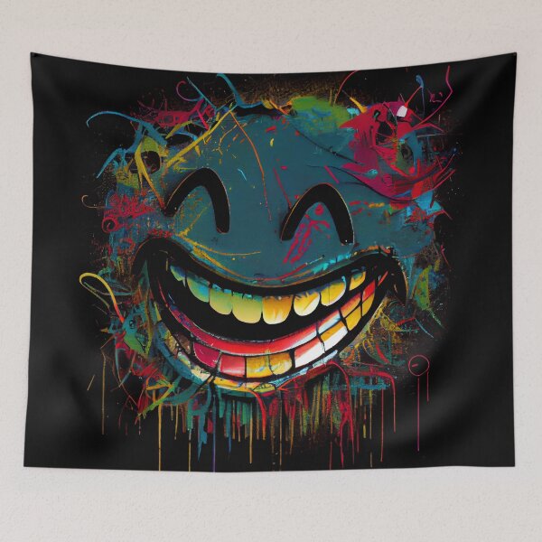 Item preview, Abstract Graffiti Smiley face 05 designed and sold by SmallSingy.