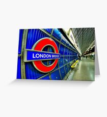 London Bridge Greeting Card