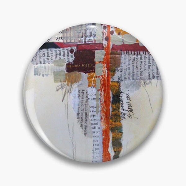 Item preview, Abstract Mixed Media Collage Painting designed and sold by NancyMerkle.