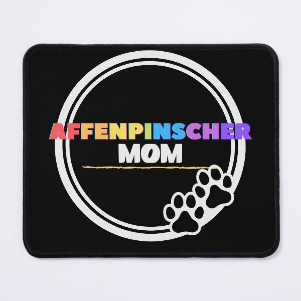Item preview, Rainbow Affenpinscher Dog Mom Art designed and sold by TheWildFlix.