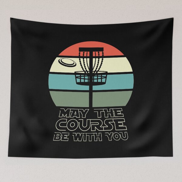 Item preview, May The Course Be With You Disc Golfer designed and sold by ThreadsNouveau.