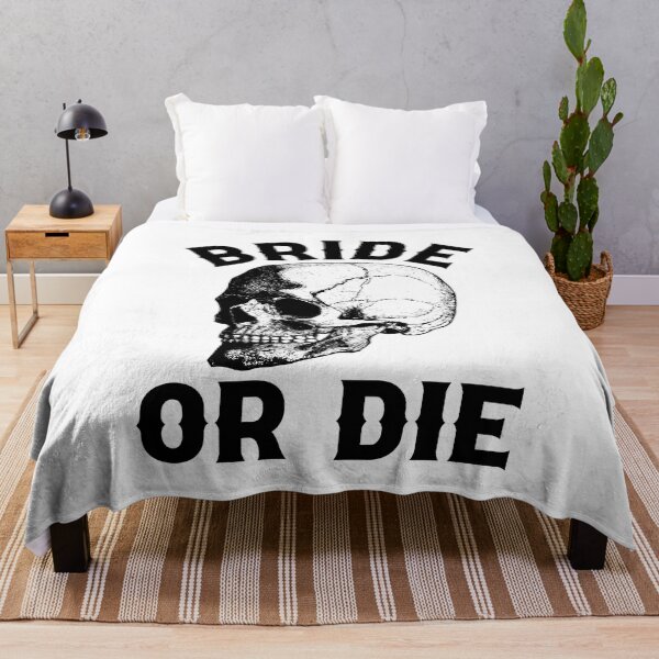 Item preview, Gothic Wedding Bride or Die Skull Design for Bachelorette Party designed and sold by mysticblvd.