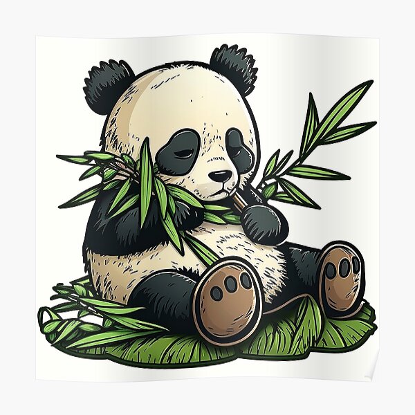 How to Draw a Panda I Panda in bamboo forest drawing tutorial  YouTube