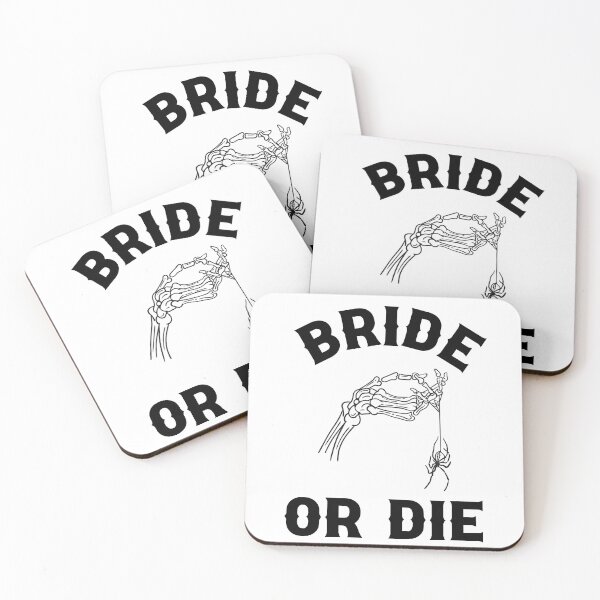 Item preview, Gothic Wedding Bride or Die Spider Design for Bachelorette Party designed and sold by mysticblvd.