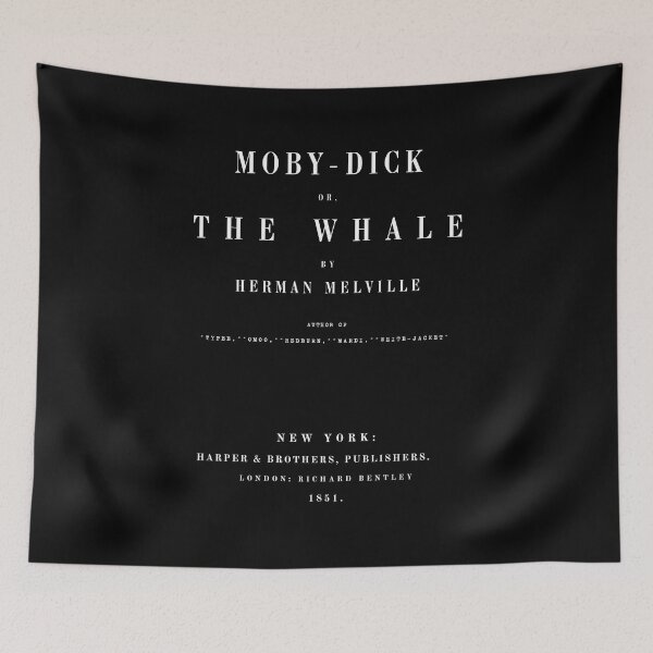 Item preview, Moby Dick or The Whale by Herman Melville (1851 cover) designed and sold by CastlesClassics.