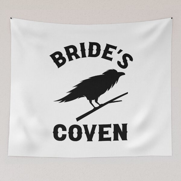 Item preview, Gothic Wedding Brides Coven Raven Design for Bachelorette Party Or Halloween designed and sold by mysticblvd.