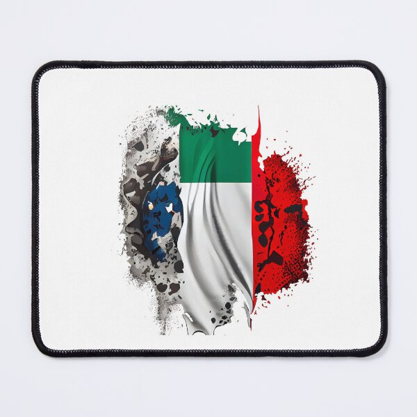 Item preview, Kuwait City in Colors White  designed and sold by PosterManiaRo.