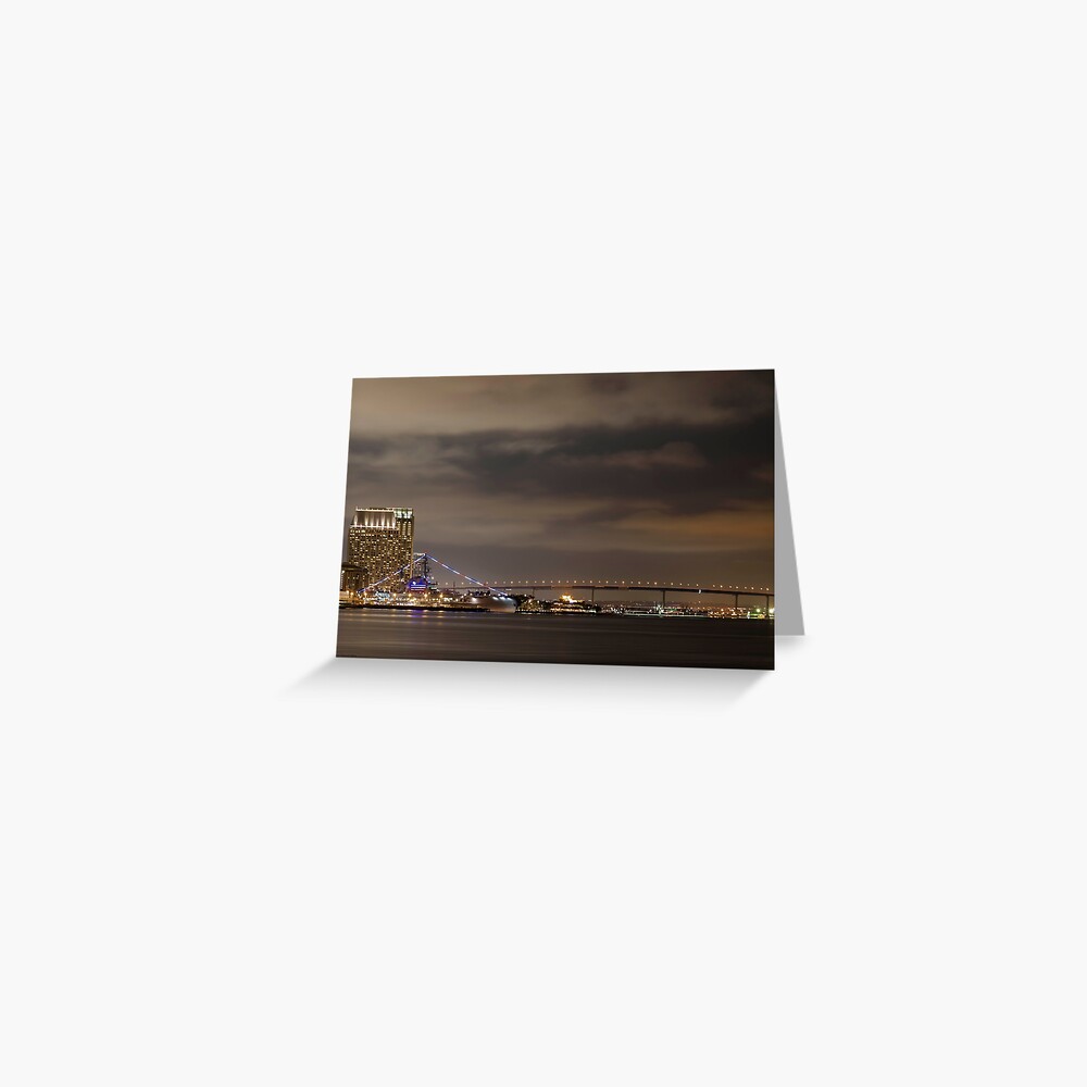 "San Diego Skyline 4 © " Greeting Card for Sale by PrinceJohn Redbubble