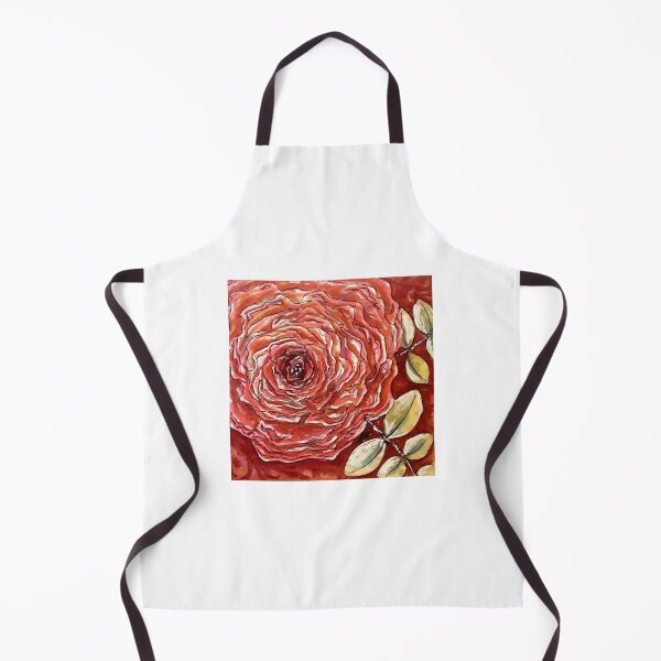 Item preview, "Rose" Print, Decorative Wavy Red Rose designed and sold by ajrhys.