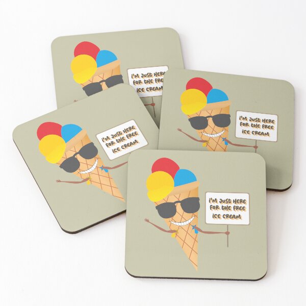 Item preview, im just here for the free ice cream designed and sold by sednalafandy79.