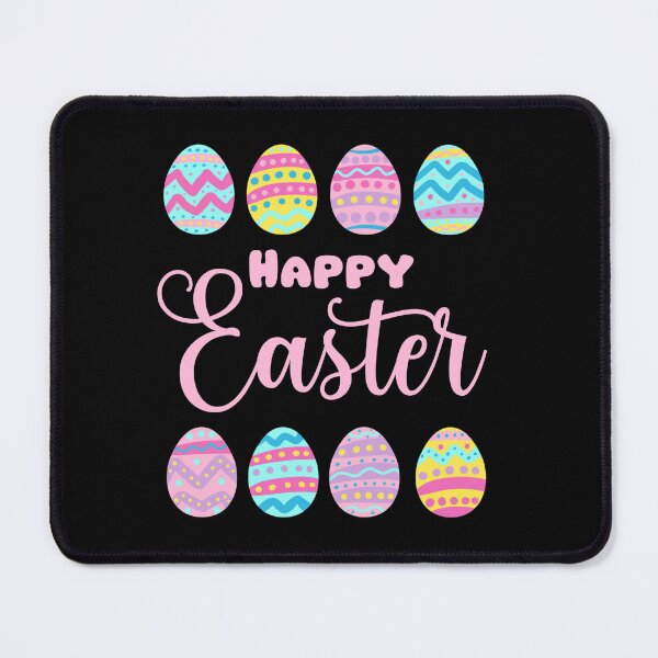 Item preview, Happy Easter with colorful easter eggs design  designed and sold by Yarafantasyart.