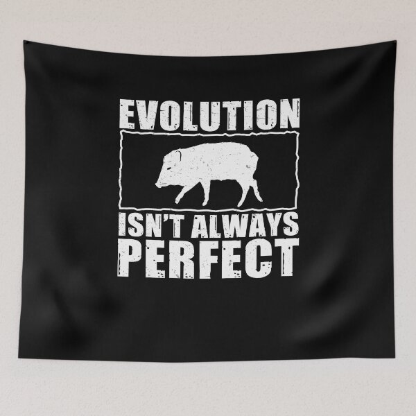 Item preview, Funny Javelina Evolution Isn't Always Perfect Peccary Family designed and sold by StrongShirts.