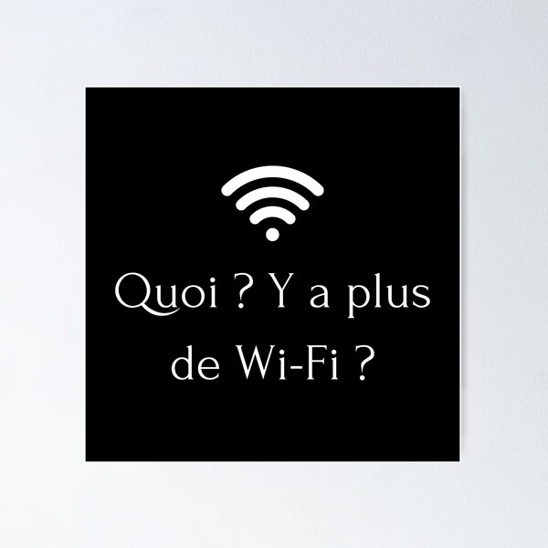 Item preview, Copie de What ? No more Wi-Fi? designed and sold by ArduinoFactory.