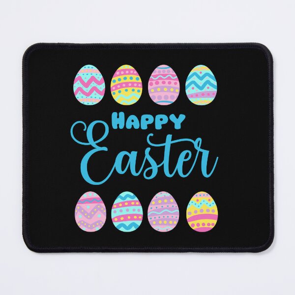 Item preview, Happy Easter with colorful easter eggs design  designed and sold by Yarafantasyart.
