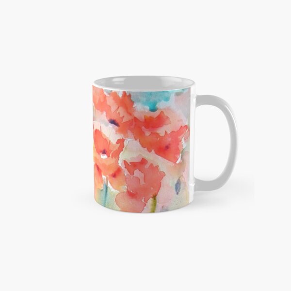 Nature: Red Poppy Modern Art Mug by Christopher Dina — CHRISTOPHER DINA