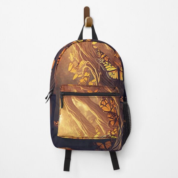 Item preview, AI generated Abstract Background with Monarch Butterflies swarm around a Tree . AI generated Illustration. designed and sold by svetlanna.