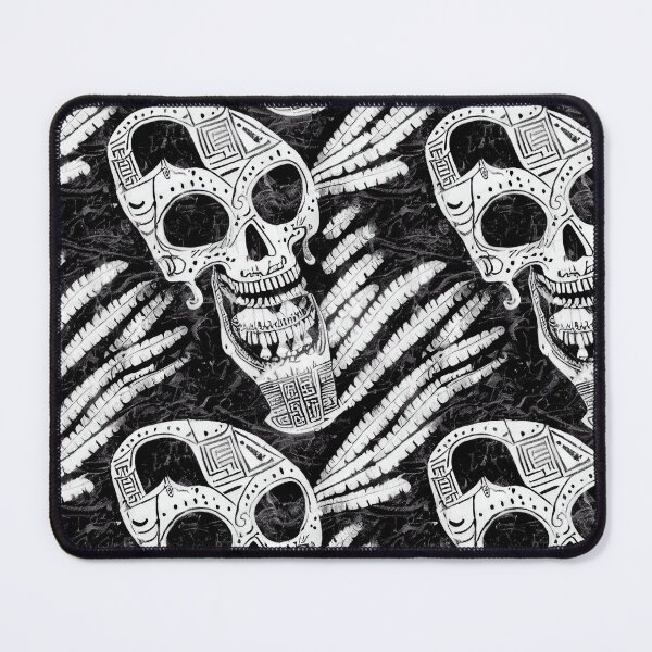 Item preview, Lady Of Death Skull - Mictēcacihuātl - Aztec / Mexica Style Design designed and sold by Fine Prints.