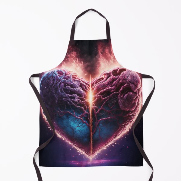 Item preview, Concept Art-Naked Heart On Fire designed and sold by letsgetinspired.