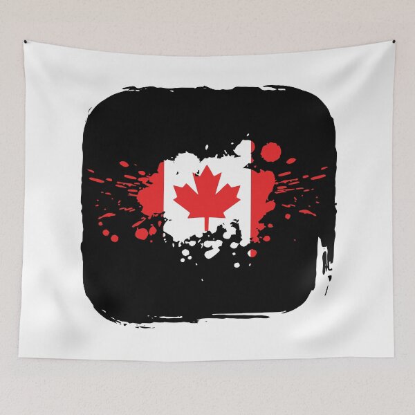 Item preview, Painted Canadian flag  designed and sold by courtney petersen.