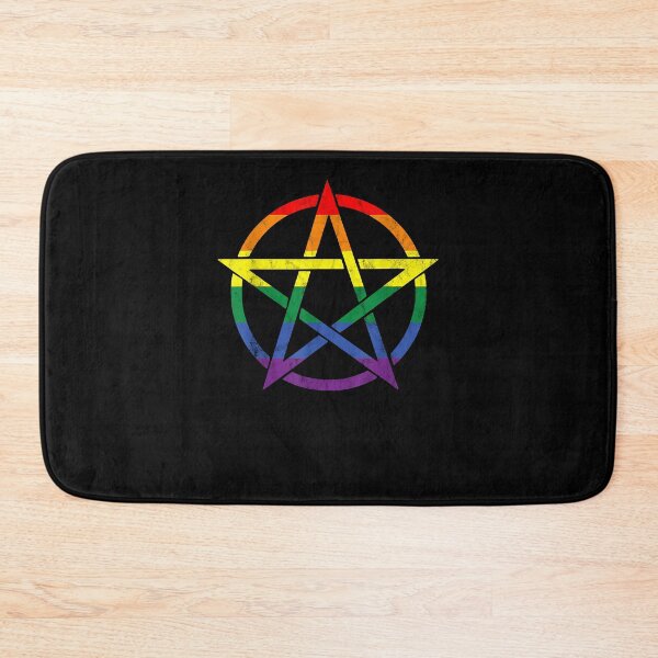 Artikelvorschau, LGBT Pentagramm Gothic Gay Pride Wicca Homosexuelle Hexerei entworfen und verkauft von debrahowe86.