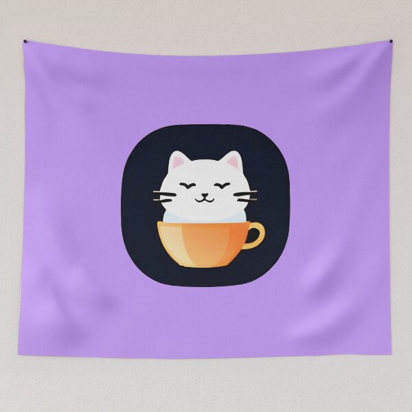 Item preview, Cat in the coffee cup designed and sold by Illium21.