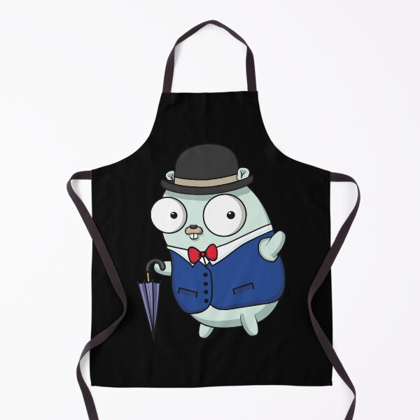 Item preview, The Go Gopher: British Gentleman (Black) designed and sold by hellkni9ht.