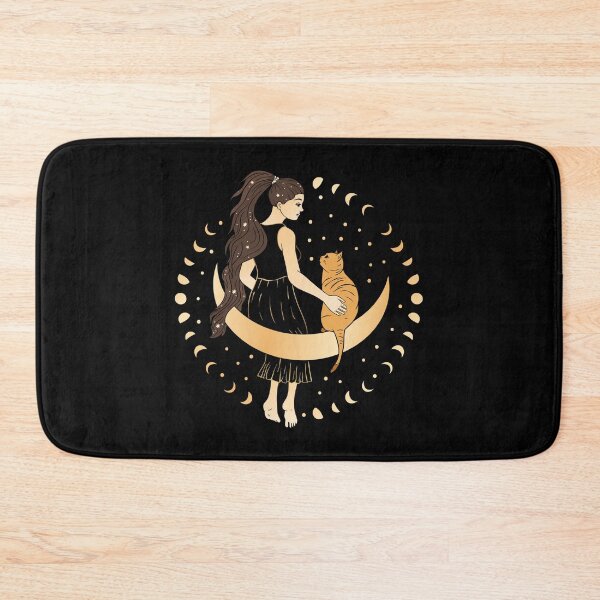 Item preview, magic moon with my cat designed and sold by SAABDERRAHIM.