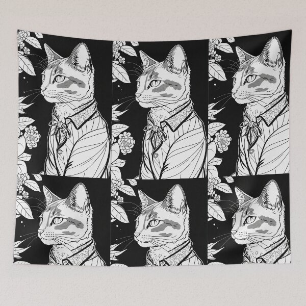 Item preview, Elegant cat in suit with bow tie gift designed and sold by TeeArtistry.