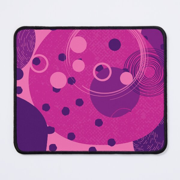Item preview, Purple and Pink Abstract Circles Pattern  designed and sold by SoccaTamam.