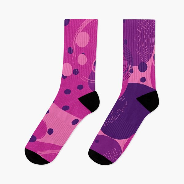 Item preview, Purple and Pink Abstract Circles Pattern  designed and sold by SoccaTamam.