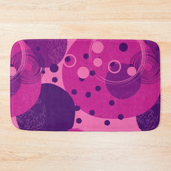 Item preview, Purple and Pink Abstract Circles Pattern  designed and sold by SoccaTamam.