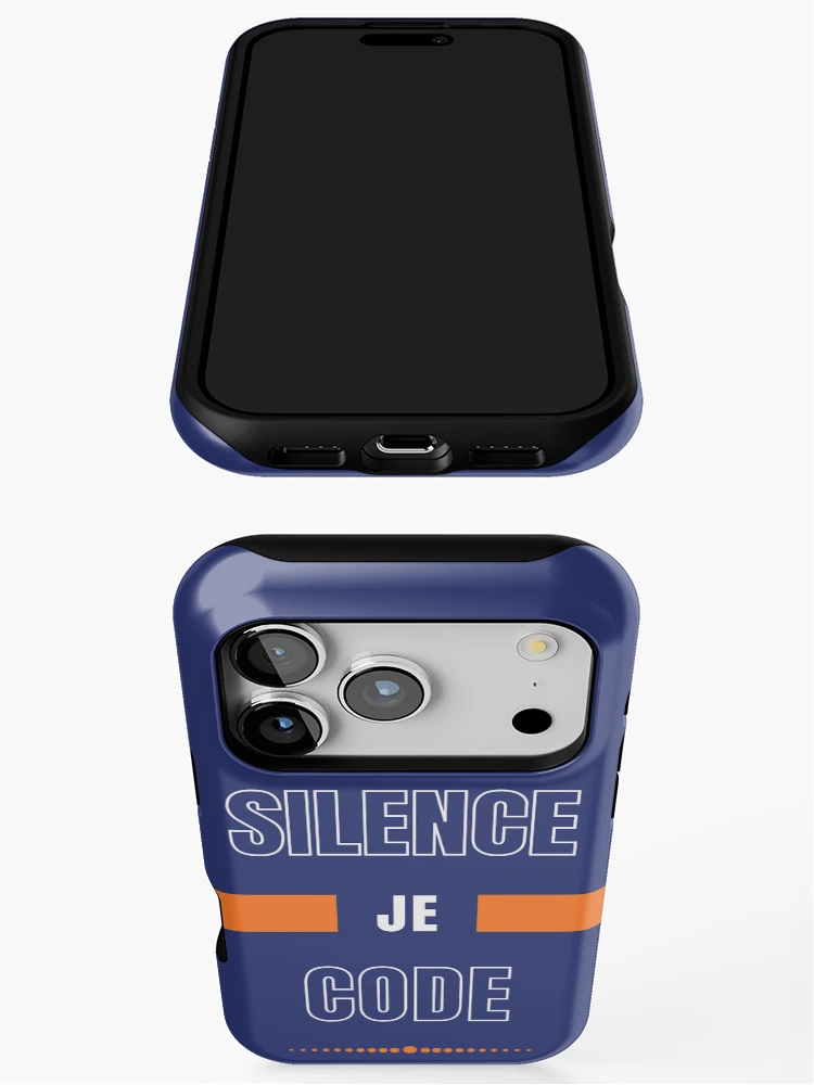 Thumbnail 3 of 4, iPhone Case, Silence I code designed and sold by ArduinoFactory.