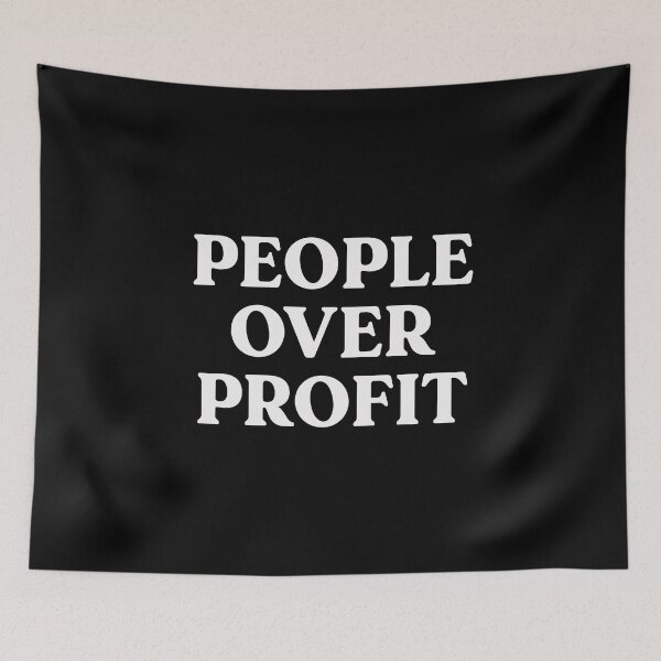 Item preview, People Over Profit - Eat The Rich - Anti-Capitalist Democratic Socialist designed and sold by UBUCO.