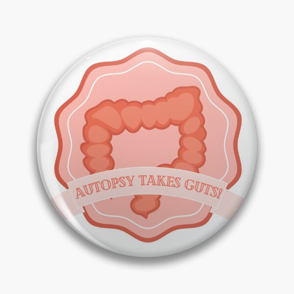 Item preview, Autopsy Takes Guts! Sticker designed and sold by SceneOfTheCrime.