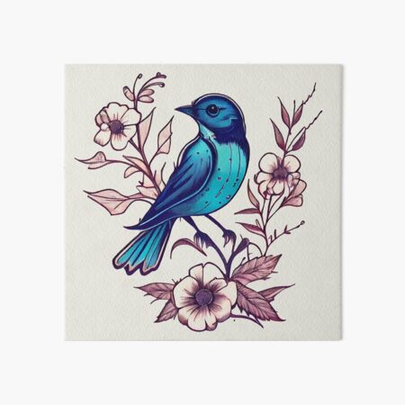 Eastern Bluebird by Larry Brogan: TattooNOW