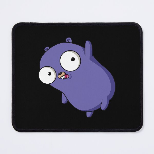 Item preview, The Go Gopher: Minimalistic Purple Hanging Gopher (Dark Edition) designed and sold by hellkni9ht.